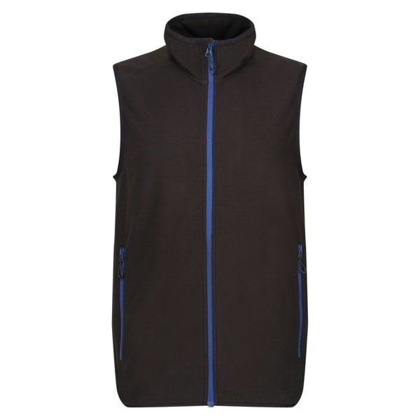 Regatta Mens Navigate Fleece Gilet - Black/New Royal