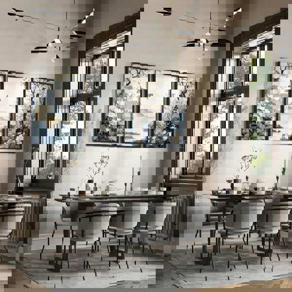 Paintings For Living Room | Set of 3 Chinoiserie Wall art Prints