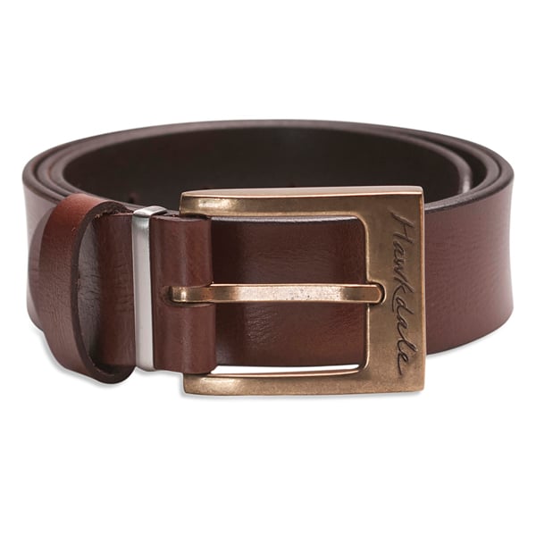 Hawkdale UK Made Mens Leather Belt 1.5" Wide