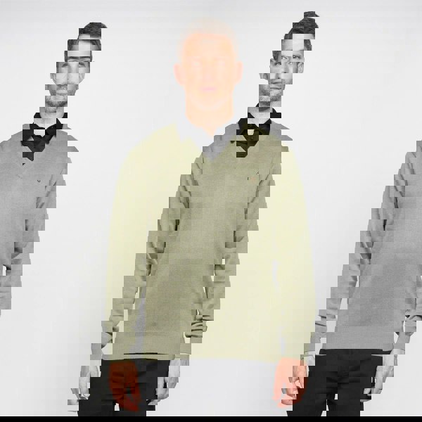 Gabicci G00K01 Mens Vee Neck Sweater Gabicci Classic  - OLIVE