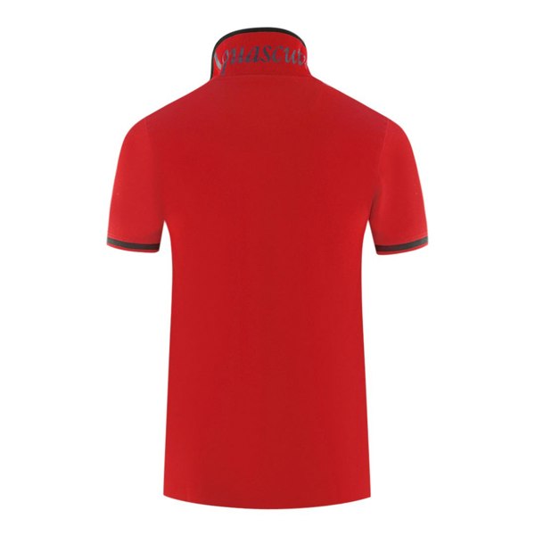 Aquascutum Tipped Aldis Polo Shirt - Red