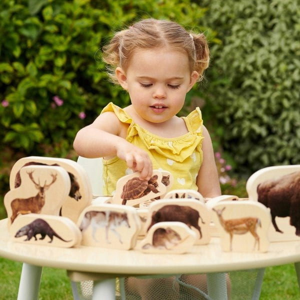 tickit Wooden Forest Animal Blocks