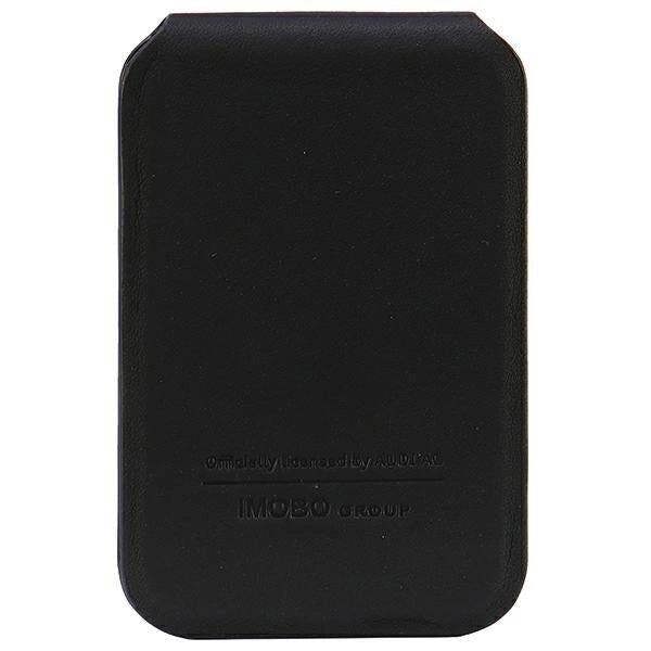 Audi Leather Wallet Card MagSafe Magnetic with Stand Black - AU-MSCH-GT-D3-BK