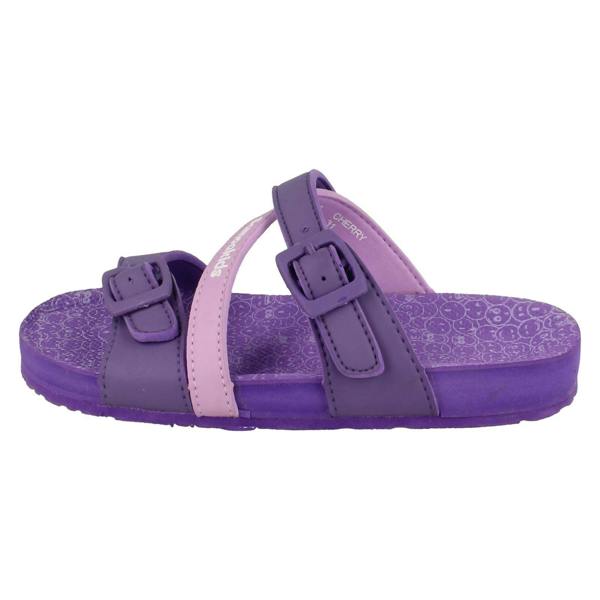 Spot On Girls Samoa Flat Buckle Mule Sandal