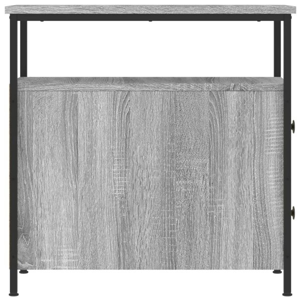 Berkfield Bedside Cabinets 2 pcs Grey Sonoma 30x60x60 cm Engineered Wood