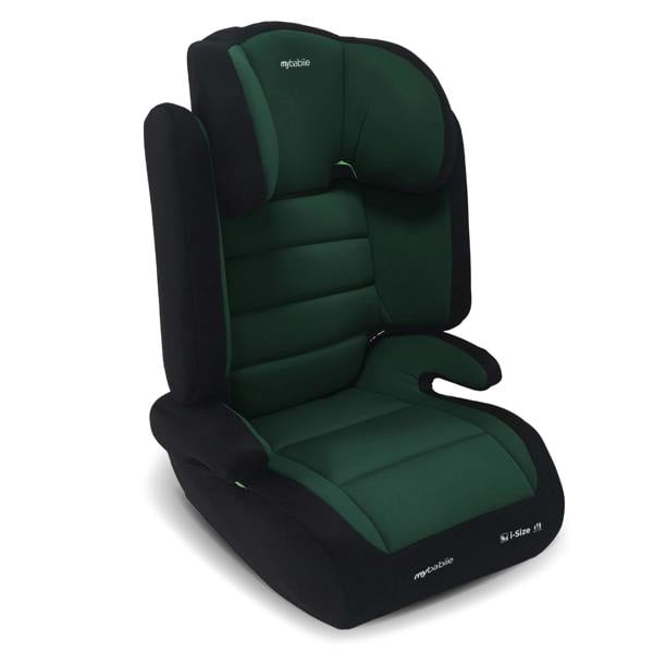My Babiie MBCSB30 i-Size (100-150cm) High Back Booster Car Seat - Green & Black