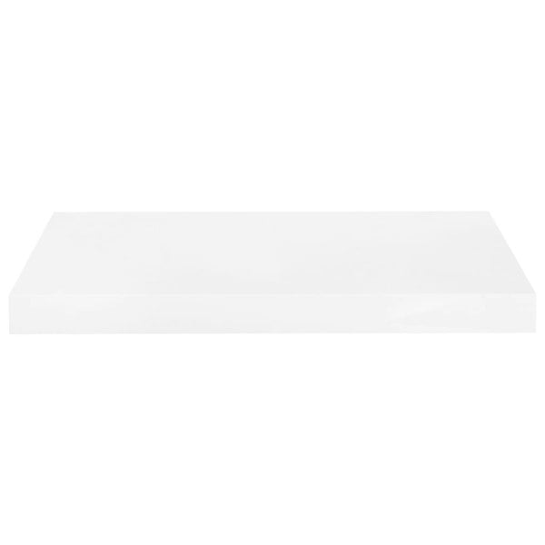 Berkfield Floating Wall Shelves 4 pcs High Gloss White 50x23x3.8 cm MDF
