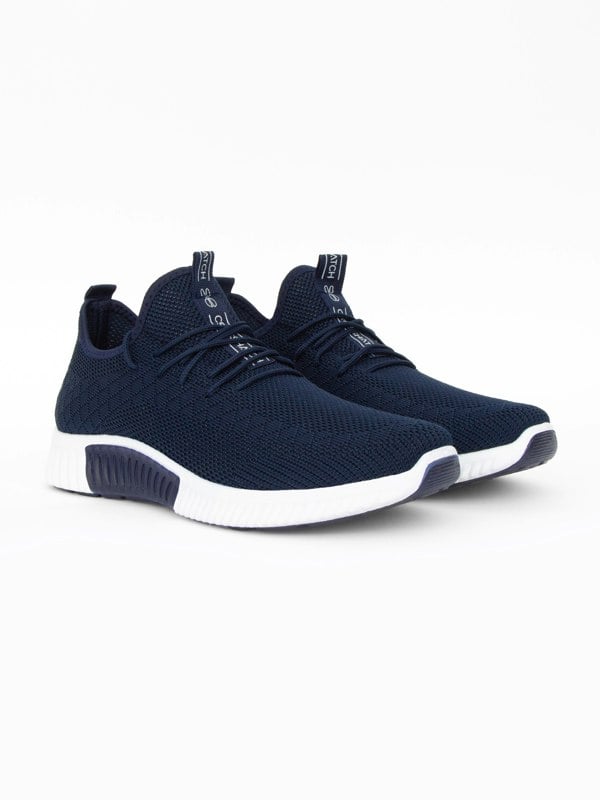 Crosshatch Rideout Trainers Navy