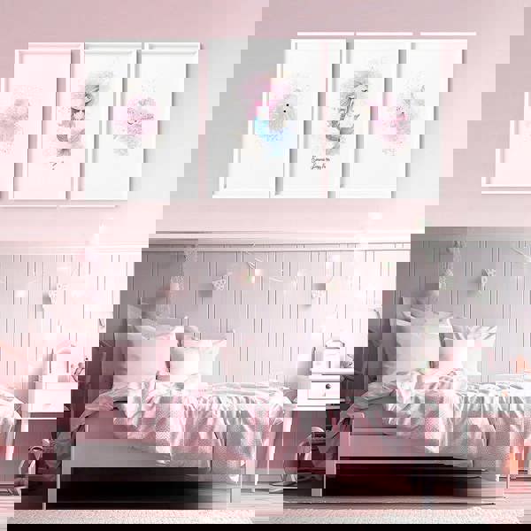 Mermaid Decorations Bedroom | Set of 3 wall art prints