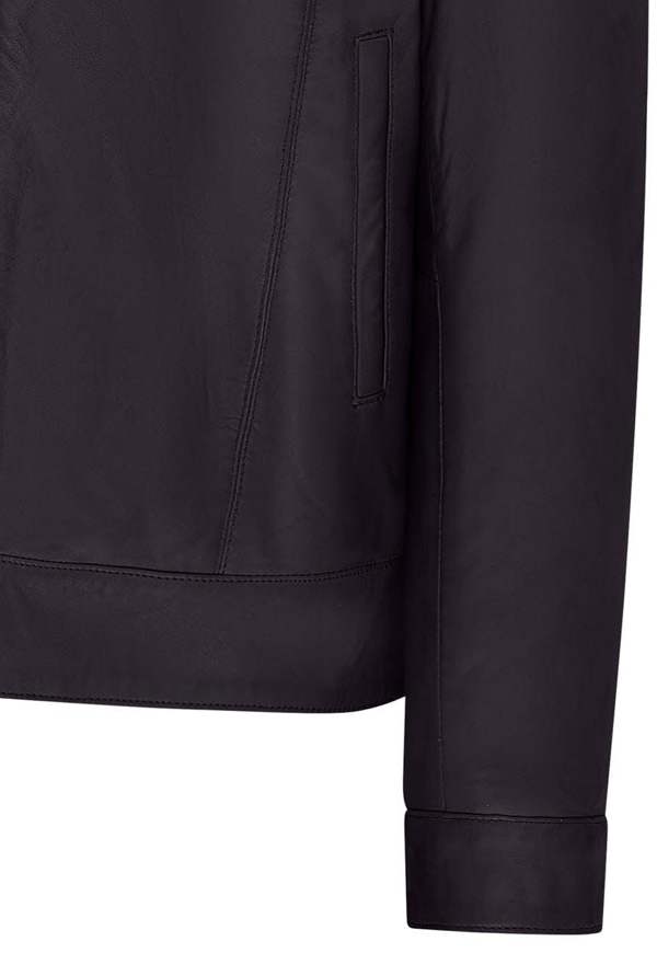 Infinity Leather Mens Retro Classic Leather Harrington Biker Jacket - Drammen