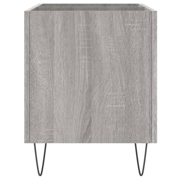 Berkfield Record Cabinet Grey Sonoma 74.5x38x48 cm Engineered Wood