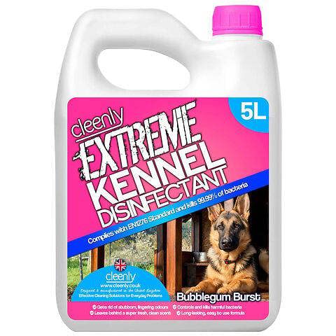 Cleenly Extreme Kennel Disinfectant, Deodoriser, and Cleaner (5L) - Bubblegum Fragrance