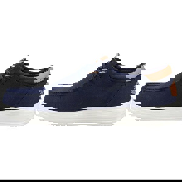 HEYDUDE Paul Canvas Cotton Men's Navy Blazer Moccasins Shoes