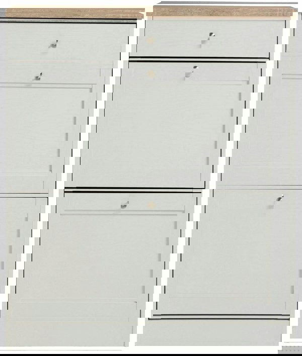 Dorel Home HEIDE Shoe Chest 2FL1DR WS.Oak