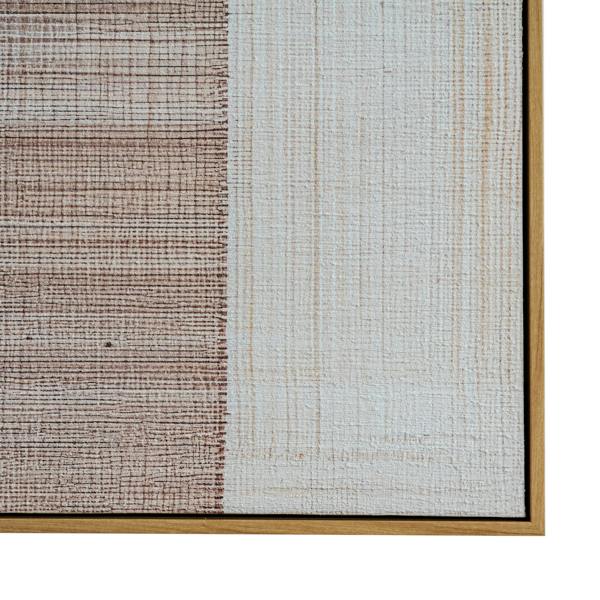 Hill Interiors Umbora Hand-Painted Framed Canvas Print - Multicoloured - 