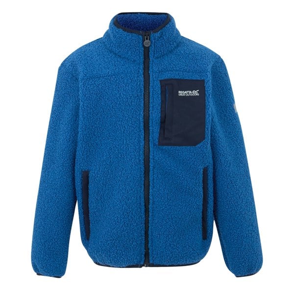 Regatta Kids Frankie Full Zip Fleece Jacket - Snorkel Blue