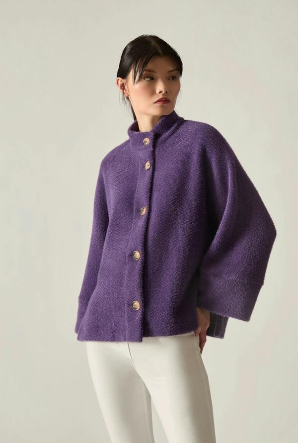 James Lakeland Batwing Purple Jacket