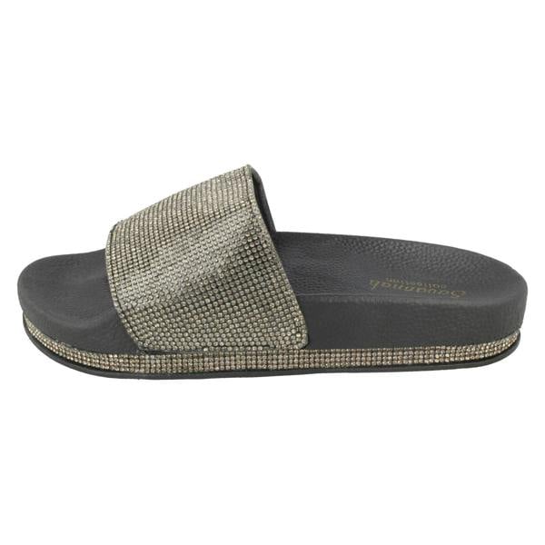 Savannah Ladies Savannah Diamante Slider Mules