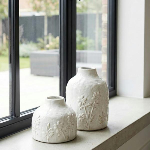 Garden Greatness Pippa Textured Ceramic Vase Pair