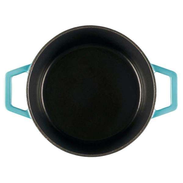 Cooks Professional 20cm Cast Iron Casserole | Teal