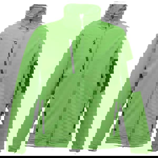 Regatta Professional Mens 3 Layer Membrane Soft Shell Jacket - Extreme Green/Seal Grey - 