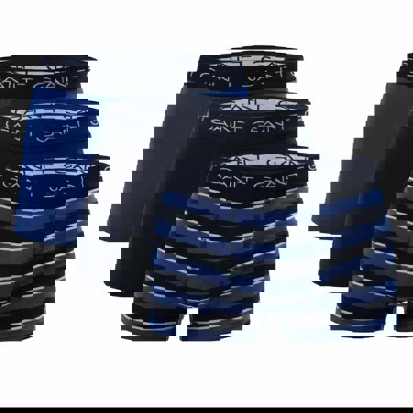 Gant Mens Multi Stripe Boxer Shorts (Pack of 3) - Blue - 