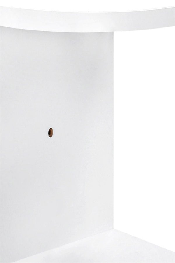 Living and Home Corner Shelf Wall Mount 2-Tier Floating Corner Bookshelf Plant Shelf for Bedroom, Living Room