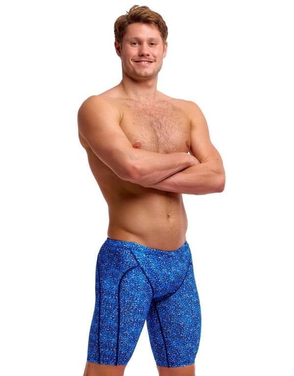 Funky Trunks Pebbles Swim Training Jammer - Blue