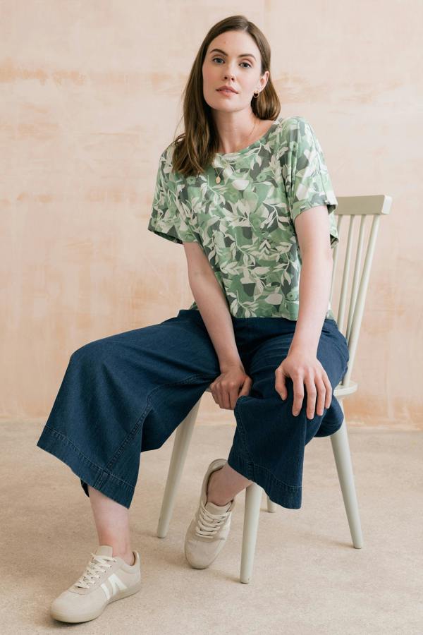 Lily & Me Laburnum Printed Jersey Shell Top