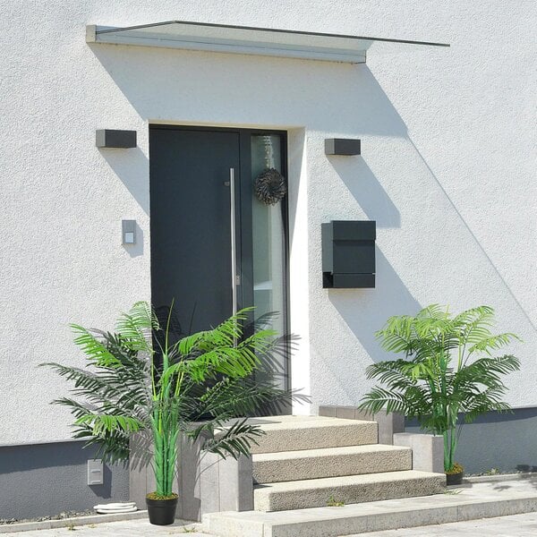 Wyld Haus Dimi Keha Pair Of Artificial Palm Style Trees In Pots 125cm