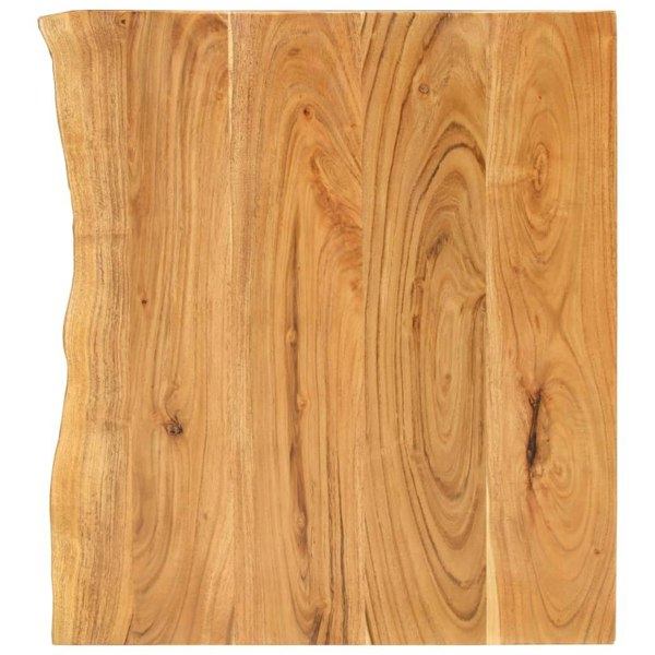 Berkfield Bathroom Vanity Top Solid Acacia Wood 58x52x2.5 cm