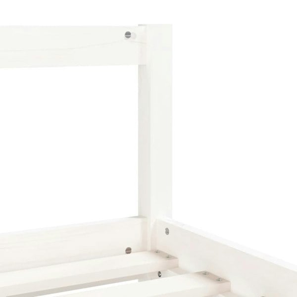 Berkfield Kids Bed Frame White 80x200 cm Solid Wood Pine