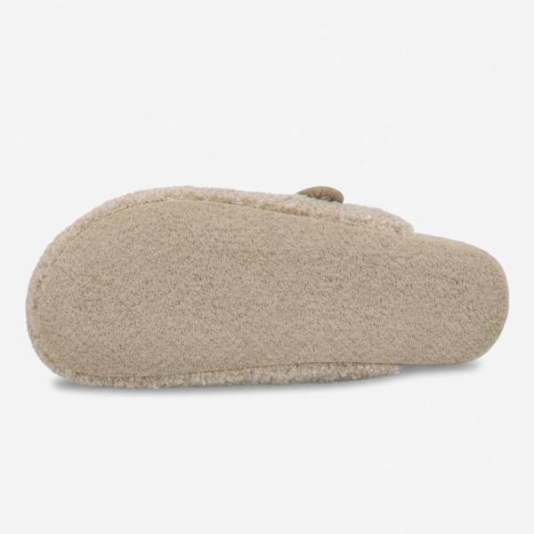 Totes BORG CLOG SLIPPER Mules Mules   in  Cream
