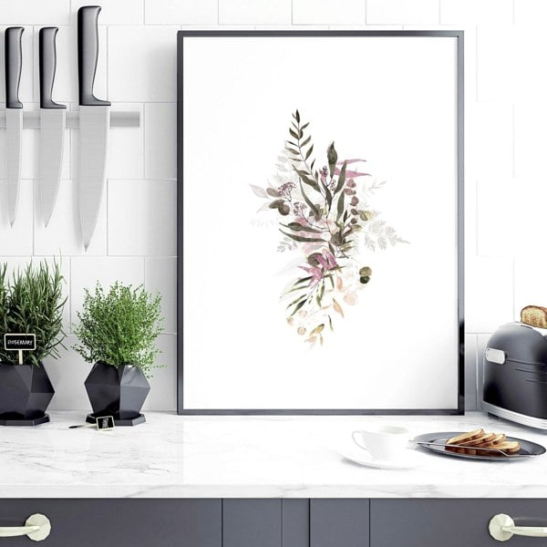 Artwork for kitchens | set of 3 Boho Chic wall art prints