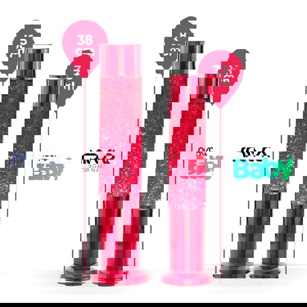 Nova Baby Red Glitter Lamp