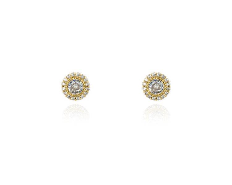 Cachet London Fidelity Gold Earrings