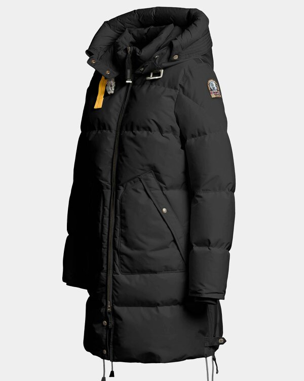 Parajumpers Long Bear Womens Hooded Down Coat - Black 541