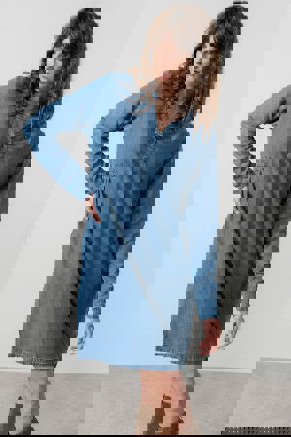 Lily & Me Emma Tencel™ Denim Shirt Dress