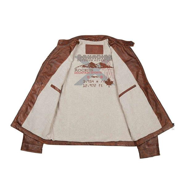 Leather Biker Jacket Thomas Tan 6883 7