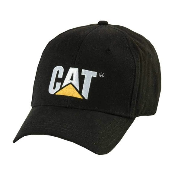 Caterpillar Unisex Adult Logo Baseball Cap - Black