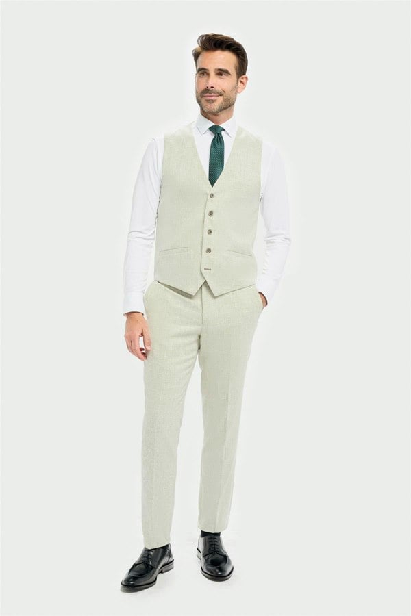 House of Cavani Tropez Sage Waistcoat