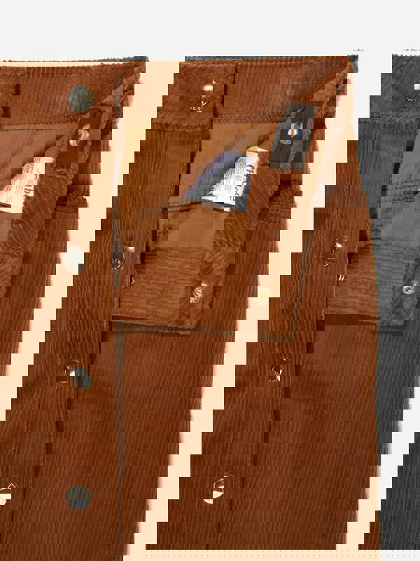 Chloé Girls Corduroy Skirt in Brown