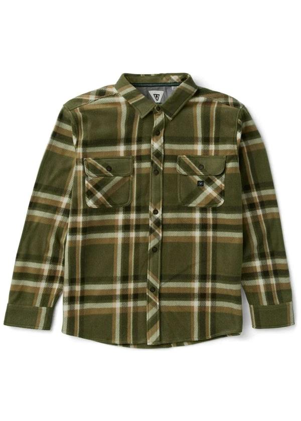 Vissla Eco-Zy LS Polar Flannel - Sage - L