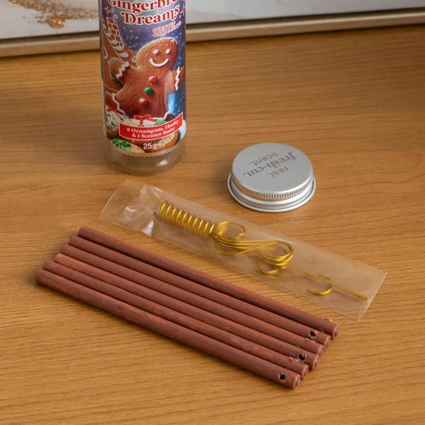 Samuel Alexander 25g Gingerbread Dreams Scented Christmas Scentsicles with Hanging Hooks