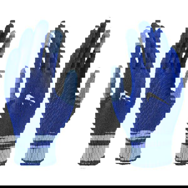 Nike Mens Y Gripped Knitted Gloves - Blue