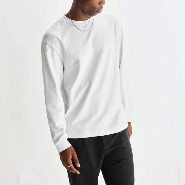 Wax London Hayden Textured Long Sleeve T-Shirt