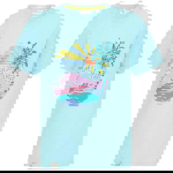 Lazy Jacks Girls Printed Cotton T-Shirt - Spearmint