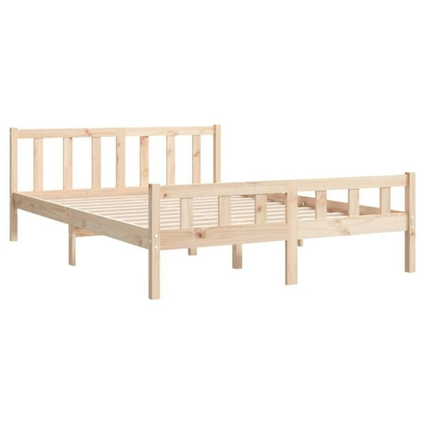Berkfield Bed Frame Solid Wood 150x200 cm King Size