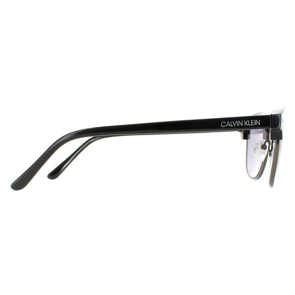Calvin Klein Sunglasses CK20314S 001 Shiny Black Solid Smoke
