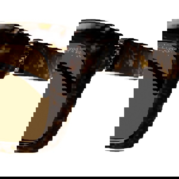 Alexander McQueen Tortoiseshell Skull Women's Sunglasses – Dark Brown